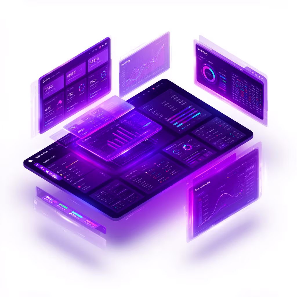 Business management dashboard