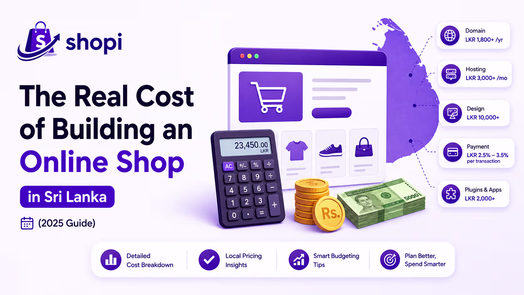 The Real Cost of Building an Online Shop in Sri Lanka (2025 Guide)