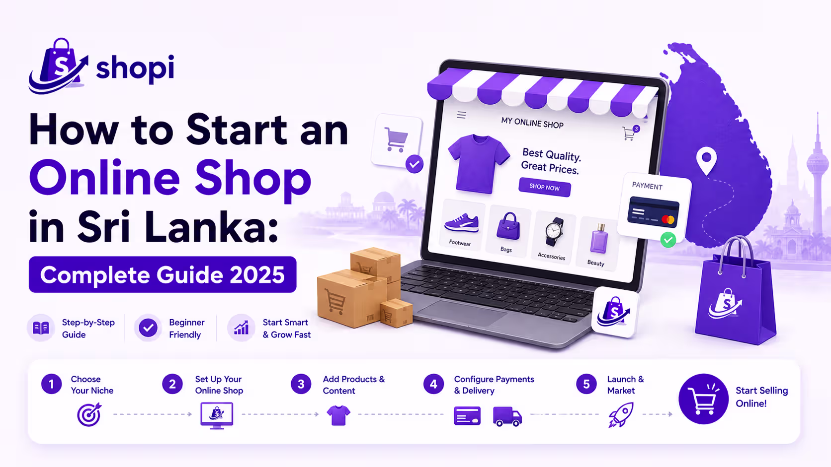 How to Start an Online Shop in Sri Lanka: Complete Guide 2025