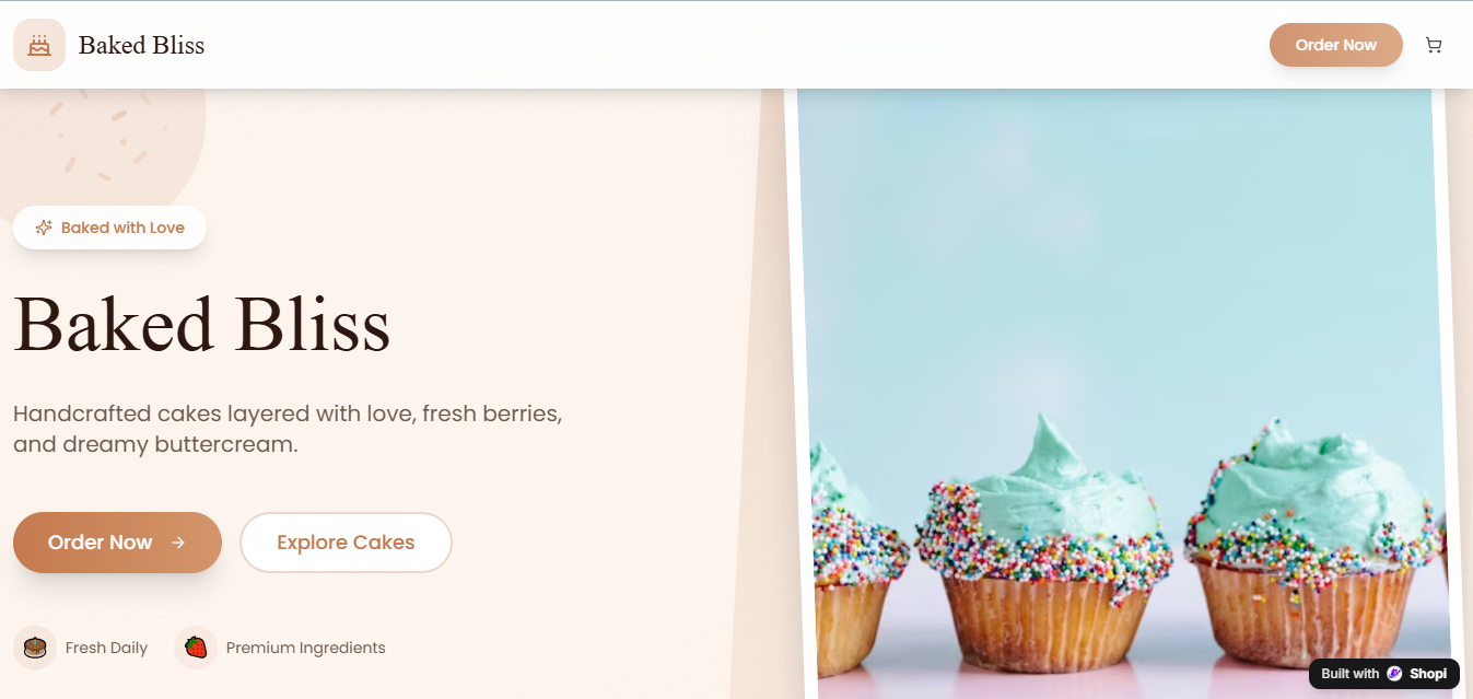 Baked Bliss theme